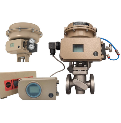 Samsung 3277 Pneumatic Diaphragm Actuators Dengan Katup Bola Cina Dan Samsung 3730-3 Digital Valve Positioner