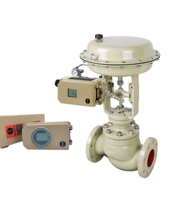 Samsung 3277 Pneumatic Diaphragm Actuators Dengan Katup Bola Cina Dan Samsung 3730-3 Digital Valve Positioner