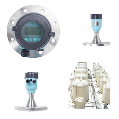 Instrumen Pengukuran Tingkat Cairan Tangki Penyimpanan Minyak Dilengkapi dengan FEEJOY RRF5 80GHz Radar Level Transmitter