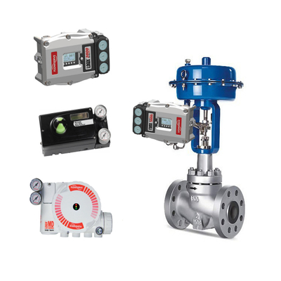 Katup kontrol Cina dengan Valve Positioner Flowserve 3200MD Logix 420 Logix MD + 67cfr Regulator Asco Solenoid