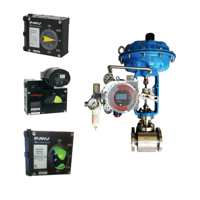 Katup kontrol Cina dengan Valve Positioner Flowserve 3200MD Logix 420 Logix MD + 67cfr Regulator Asco Solenoid