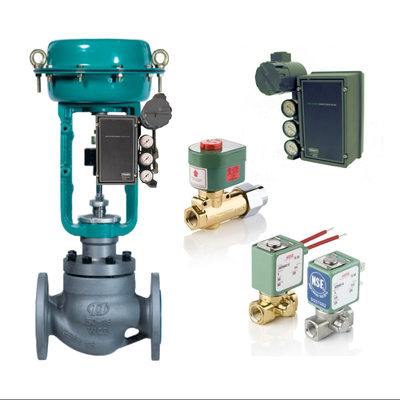 Tepat throttling Fisher 3620J Electro Pneumatic Valve Positioner Dengan Fisher Regulator Dan ASCO Solenoid Valve