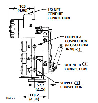 Kualitas Baik Fisher Elektro-pneumatik Valve Positioner 3620J Digunakan Dengan Single Double Acting Rotary Actuator Di Stok