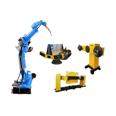 6 Axis Laser Welding Robot Arm CNGBS GBS6-C2080X Dengan Welding Positioner Untuk Robot Las