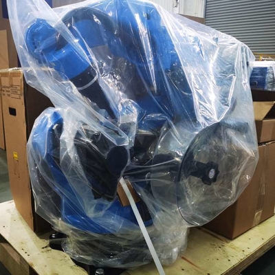 6 Axis Laser Welding Robot Arm CNGBS GBS6-C2080X Dengan Welding Positioner Untuk Robot Las