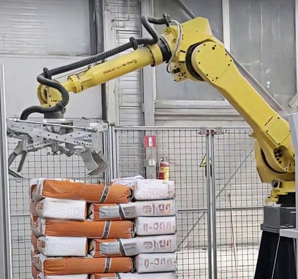Robot Palletizer FANUC M-710iC/70 Mesin Pengolahan Lifter vakum Kaca Robot Pengolahan Cairan Robot Stock Supplier