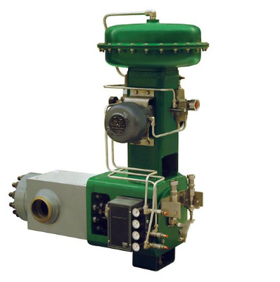 Tekanan / aliran kontrol skid Dengan Fisher 1052/2052 Aktuator Dan DVC6200 3610J Valve Positioner