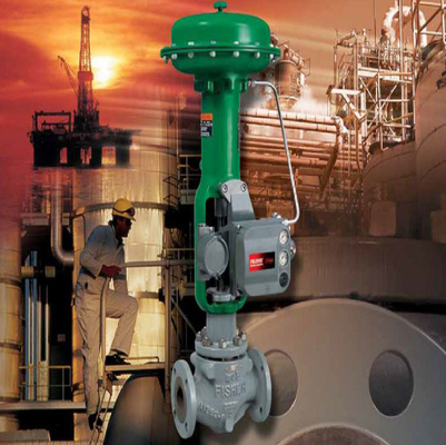 Tekanan / aliran kontrol skid dengan Fisher Control ET / EZ Dan 657/667 Pneumatic Actuators DVC6200 Valve Positioner