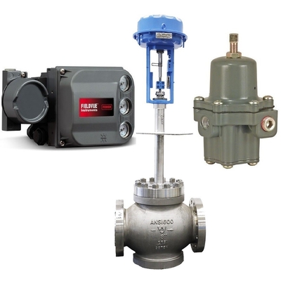 Fisher DVC6200 Intelligent Valve Controller 67CFR-239 Filter Pressure Reducing Valve dengan Valve Kualitas Tinggi Domestik