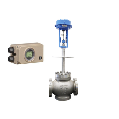 China besar kaliber regulator dengan Samson 3730-5 katup positioner dan 3963 katup solenoid