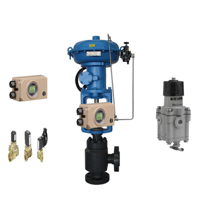 Samson 3730-2 posisier dan Asco 210 katup solenoid Masoneilan tekanan mengurangi katup 78-40