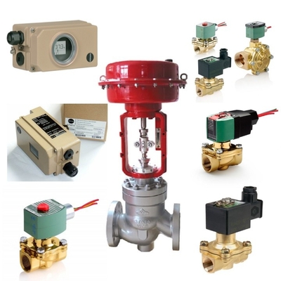 Samson 3241 katup kontrol dan 3271-750 cm persegi aktuator pneumatik dengan 3730-4 posisi katup