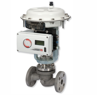 Control Valve Factory Menggunakan Flowserve Logix 520MD/521MD/522MD Valve Positioner Dan Masoneilan78-40 Regulator