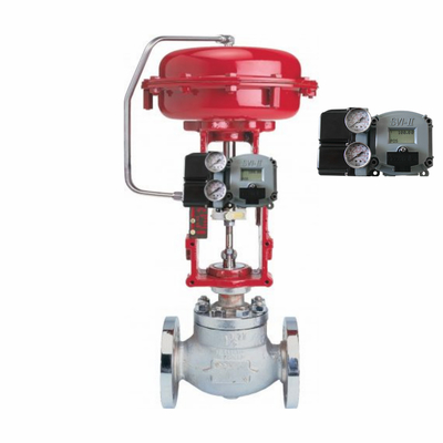 China Control Valve Dengan Masoneilan SVI2-21113121 Valve Positioner Dan Emerson Asco L339 Universal Solenoid Valve