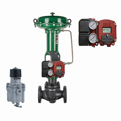 Cina Control Valve Dengan Masoneilan SVI2-21123111 Valve Positioner Dan 78-40 Tekanan Reducing Valve