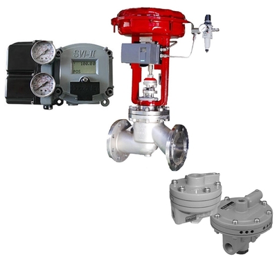 Cina Control Valve Dengan Masoneilan SVI2-21123111 Valve Positioner Dan 78-40 Tekanan Reducing Valve