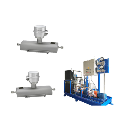 Skid Gas Bahan Bakar Dengan Proline Promass yang Sangat dan Akurat A 100 Coriolis Endress + Hauser Flowmeter