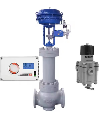 Pneumatic Control Valve With Flowserve Logix 520MD Positioner Untuk Kontrol Katup Smart Digital Flowserve Valve Positioner
