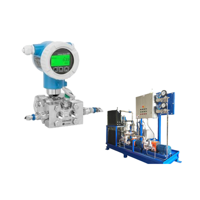 Skid Gas Bahan Bakar Dengan Deltabar PMD75B Endress + Hauser Pressure Transmitter yang Sangat dan Tepat