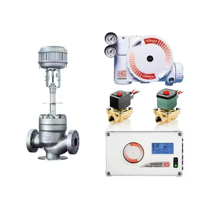 Pneumatic Control Valve Dengan Flowserve Logix 520MD Positioner Untuk Smart Digital Flowserve Valve Positioner