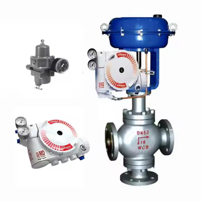 4-20mA Kontrol Aliran Elektromagnetik Pneumatik Pneumatik Pneumatik