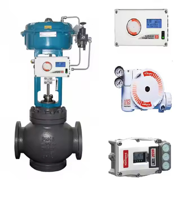 Flowserve 3200MD Valve Positioner Dengan Flow Control Valve Dan ASCO 551 Solenoid Valve 67CFR Filter Regulator
