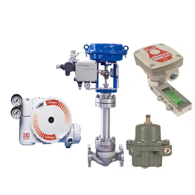 Flowserve 3200MD Valve Positioner Dengan Flow Control Valve Dan ASCO 551 Solenoid Valve 67CFR Filter Regulator