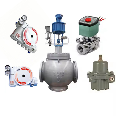 Flowserve Foxboro Valve Positioner 3200MD Dengan Klep Kontrol Kupu-kupu Dan 67CFR Filter Regulator ASCO Solenoid Valve