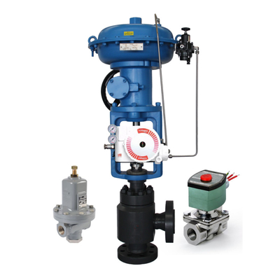 Asli Dan Baru Flowserve Valve Digital Positioner 3200MD dengan ASCO 210 Solenoid Valve