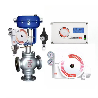 Cina Pneumatic Actuator Valve Dengan Flowserve 3200MD Digital HART Positioner Stock Supplier Untuk Bagian Control Valve