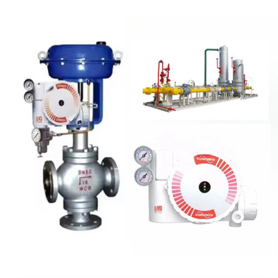 Pneumatic Control Valve Dengan Flowser-Ve Positioner Logix Seri 3200 Dan Burkert Solenoid Valves Stock Supplier Untuk Dijual