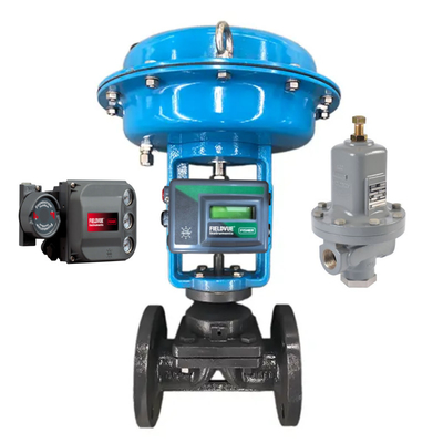 Fisher FIELDVUE Tape Feedback DVC2000 Digital Valve Controller Dengan ASCO Filter Regulator 342A8209