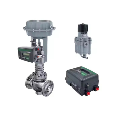 Pneumatic Diaphragm Regulating Valve Dan Fisher DVC2000 dengan Filter tekanan mengurangi katup