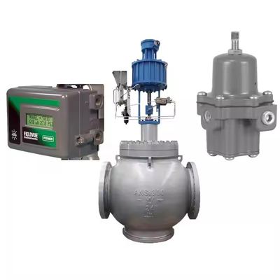 Fisher DVC2000 Valve Positioner Regulator tekanan stainless steel dengan Domestik DN200 Control Valve