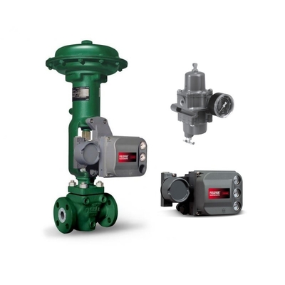 Pabrik Katup Kontrol Pneumatik Cina Dengan Fisher Fieldvue DVC6200 Digital Valve Controller Positioner Dan 67CFR-239 Regulator