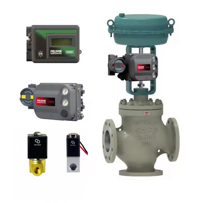 Pneumatic Control Valve Positioner Fisher DVC2000 DVC6200 3582I 3282 untuk Cina Wuzhong 6 Flow Control Valve