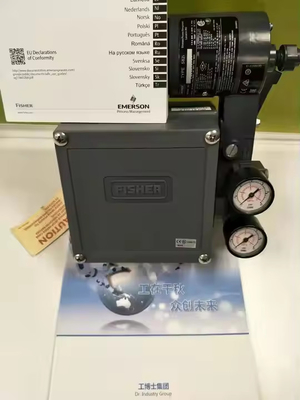 Brand New Original Fisher 3582i Pneumatic Valve Positioner Dengan Pengatur Penurunan Tekanan Dan Solenoid Valve