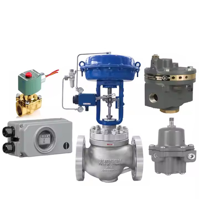 Wuzhong ATS Pneumatic Control Valve Dengan 67CFR Filter Regulator Dan Fisher DVC2000 Valve Positoner