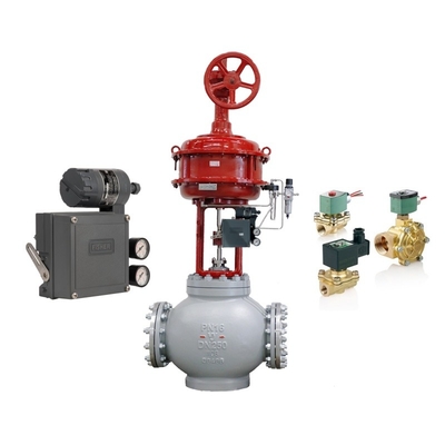 Kualitas tinggi EMERSON Fisher 3582i posisi elektro-pneumatik Dan ASCO Solenoid Valves Dengan China Control Valve