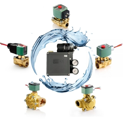 Kualitas tinggi EMERSON Fisher 3582i posisi elektro-pneumatik Dan ASCO Solenoid Valves Dengan China Control Valve
