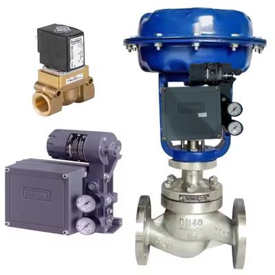 Kualitas tinggi EMERSON Fisher 3582i posisi elektro-pneumatik Dan ASCO Solenoid Valves Dengan China Control Valve
