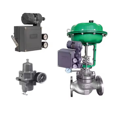 Fisher 3582i Elektro-pneumatik Valve Positioner Dan Fisher 67CFR Air Filter Regulator Stock Supplier Dengan Pneumatic Control Valve