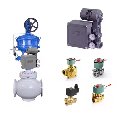 Katup Kontrol Pneumatik Dengan Fisher 3582i Electro-Pneumatic Positioner dan ASCO Solenoid Valves