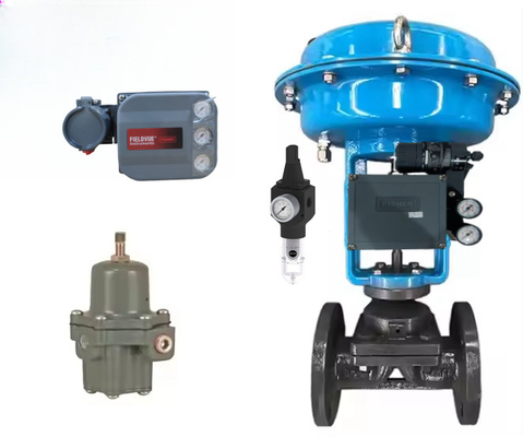 New Emerson Fisher 3582i Elektro Pneumatic Valve Positioner Dengan Solenoid Valve