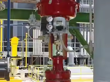 Baru Masoneilan SVi1000 4-20 MA Single-acting Digital Valve Positioner Dan katup kontrol pneumatik