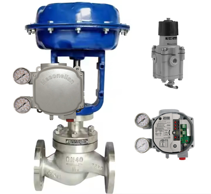 Baru Masoneilan SVI1000 4-20 MA Digital Valve Positioner Dan regulator tekanan