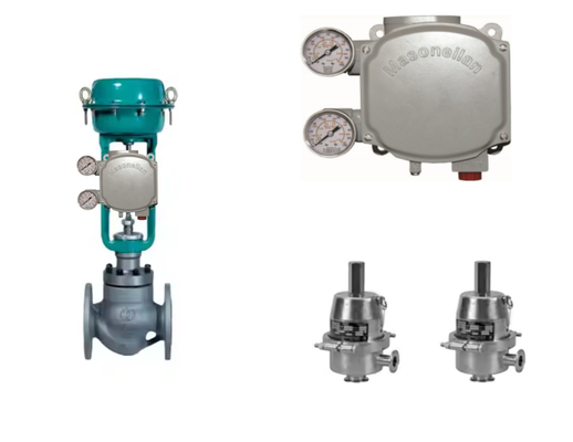 Masoneilan SVi1000 Digital Control Valve Positioner Dengan Klep Kontrol Cina Dengan 496 Posisi Switch Dan Transmitter