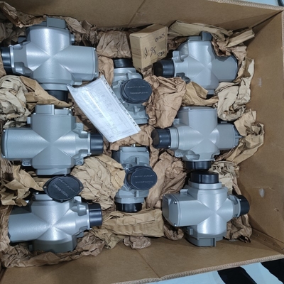 Flow Control Valve Skid dilengkapi dengan alat pemicu katup Auma SQEx dan alat pemicu listrik tahan ledakan SQRV