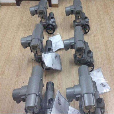 Auma SA Electric Actuator Dan Kontrol AM Dengan Katup Bola Katup Kontrol Untuk Skid Regulator Gas Alam China