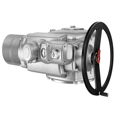 Tekanan/aliran Kontrol Skid dilengkapi dengan SAR 07.2/SAR 16.2 aktuator listrik Auma dan unit kontrol AC/AM